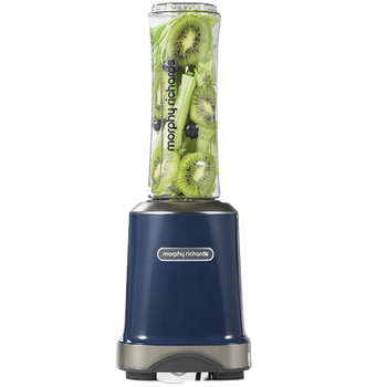 摩飞电器（Morphyrichards）榨汁机 便携式果汁机水果蔬菜搅拌机梅森杯双杯榨汁杯 蓝色