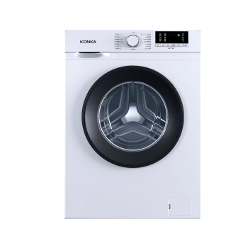 康佳（KONKA）京品家电8KG公斤滚筒洗衣机全自动 45CM超薄机身 14分钟快洗 除菌除螨蒸汽洗