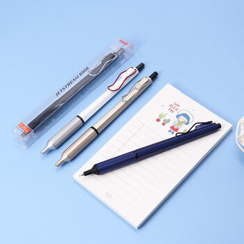 三菱uni按制圆珠笔金属笔握原子笔低重心办公商务用中油笔sxn1003280