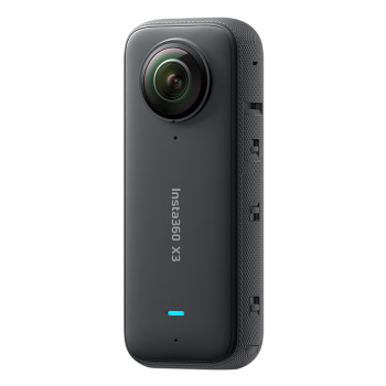 影石Insta360 X3全景运动相机 摩托车记录仪5.7K高清360度全景超强防抖滑雪vlog视频 官方标配 运动相机