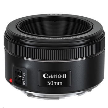 Canon/佳能 EF50mm F/1.8 STM小痰盂三代 定焦大光圈自动对焦单反相机镜头 黑色（香港仓） 官方标配