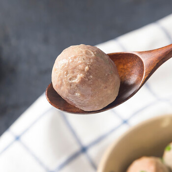 四海鱼蛋正宗港式牛肉丸250g14-16粒肉含量约82%火锅食材烧烤关东煮非