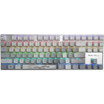 樱桃（CHERRY）MX8.2 Xaga曜石 无线键盘三模机械键盘蓝牙键盘 RGB客制化键盘定制灯效 XAGA曜石 白色-银轴