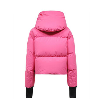 蒙口羽绒服帽子的毛是什么毛（高仿蒙口白色羽绒服粉色帽子）-第2张图片-潮百科