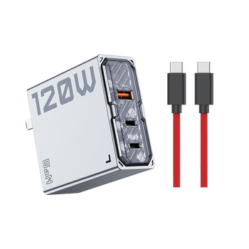 努比亚红魔氘锋120W/100W三口氮化镓套装GaN充电头PD65W适配红魔10系快充苹果小米联想笔记本三星45W配线