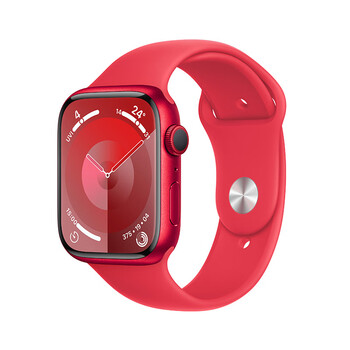 Apple/ƻ�� Watch Series 9 �����ֱ�GPS��45���׺�ɫ���������� ��ɫ�˶��ͱ���M/L MRXK3CH/A