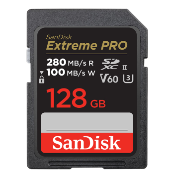ϣSanDisk128GB SDڴ濨 6KƵ V60 U3 C10 洢 280MB/s д100MB/s  