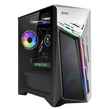 武极 武神i5 13400F电竞游戏台式组装电脑主机黑神话悟空整机DIY组装机 12600KF+RTX4060 D5丨配置三 单主机