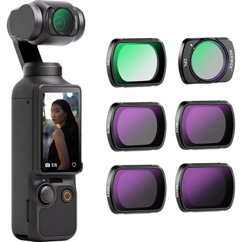 纽尔（NEEWER）适用DJl大疆pocket3相机滤镜套装磁吸快拆 UV保护镜ND减光滤镜CPL偏振镜灵眸pocket3代口袋相机