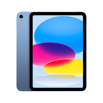 Apple【教育优惠】iPad 10.9英寸 2022款（64GB WLAN版/A14芯片/1200万像素/MPQ13CH/A） 蓝色