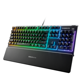 SteelSeriesApex 3߼ Ϸ  10RGBƹ ɫ Ĥ