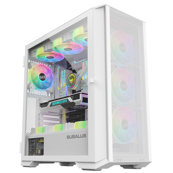 ˮţBUBALUSػS301 ɫ ̨ʽ(+ǰ˫360ˮλ/֧E-ATX/ȫ͸/12λ)