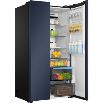 海尔（Haier）601升家用冰箱风冷无霜对开门电冰箱 双变频一级能效大容量 全空间保鲜科技 冷冻智能恒温