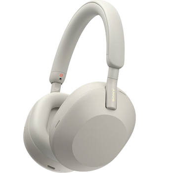 索尼（SONY） WH-1000XM5头戴式无线蓝牙降噪耳机 AI智能降噪Hi-Res高解析度音质 触控清晰免提通话耳麦 铂金银
