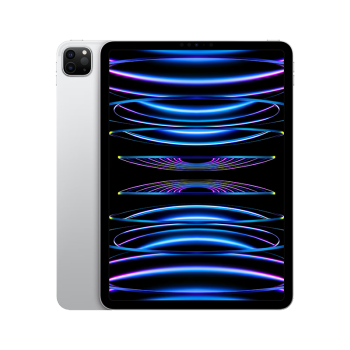 Apple【教育优惠】iPad Pro 11英寸 2022款(256G WLAN版/M2芯片Liquid视网膜屏/MNXG3CH/A) 银色