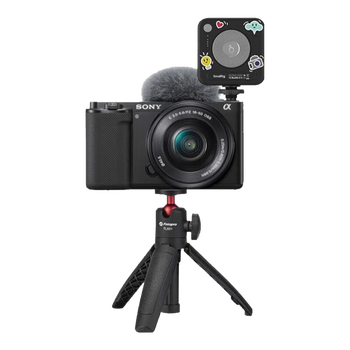 索尼（SONY）ZV-E10K APS-C半画微单16-50二代镜头套装  ZV-E10/ZV-E10L vlog短视频 直播ZV-E10K 【国家补贴】 白色K套机【皮套+电池+充电器+腕带】
