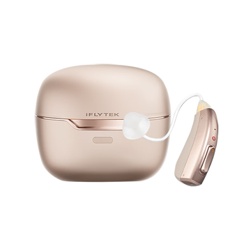 科大讯飞耳背式助听器老年人专用耳聋耳背医用级隐形蓝牙降噪-星耀版右耳