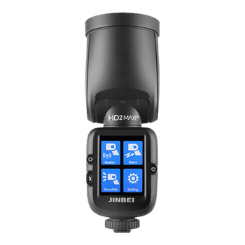 金貝（JINBEI）HD-2MAX机顶闪光灯单反微单摄影机顶锂电便携外拍圆头相机TTL高速同步热靴灯单灯标配 通用版