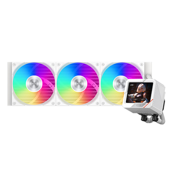 ƵPCCOOLERGT360 ARGBɫһʽCPUˮɢ /3.5Һ/Զ//֧1851/AM5