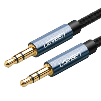 ������UGREEN�� AUX��Ƶ�� 3.5mm���Թ����������� �����������߱ʼǱ������ֻ����������䳵��ת����¼�� ����ɫ-ֱ��ֱ1��