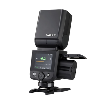 神牛V480触屏机顶闪光灯高速同步TTL锂电池热靴灯外拍便携婚礼摄影灯 【佳能版】