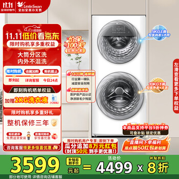 С죨LittleSwanͲϴ»15ȫԶ ˫ϴ ϴ» 5Ͳ+10Ͳ һЧ TGG15E