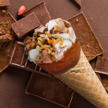 伊利巧乐兹香草巧克力口味脆皮甜筒冰淇淋73g6支盒雪糕冰激凌冷饮