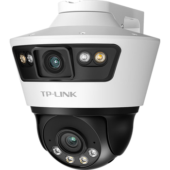 TP-LINK 双摄600万枪球联动全彩超清摄像头家用监控器360无线家庭室外户外tplink网络远程高清IPC669-A