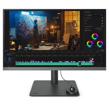 明基（BenQ）PD2706U 27英寸4K HDR400专业设计 双P3色域 Type-C90W可充电 KVM/PBP/PIP高效分屏显示器