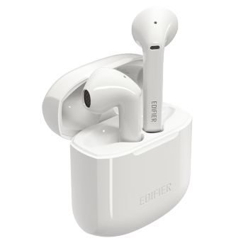 漫步者（EDIFIER）LolliPods 真无线蓝牙耳机 蓝牙5.3 音乐耳机  适用苹果华为小米手机 七夕情人节礼物 白色