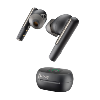 缤特力（PLANTRONICS）Voyager Free 60+ UC真无线蓝牙降噪耳机 蓝牙5.3 超长续航 防尘防水 支持无线充电   黑色