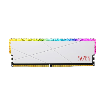 棘蛇(JAZER) 16GB(8Gx2)套装 DDR4 3600 台式机内存条 优龙RGB灯条 三星颗粒