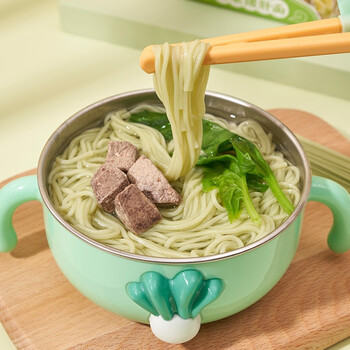 米小芽婴幼儿猪肝菠菜面宝宝营养面条儿童面条果蔬面细直面菠菜猪肝面