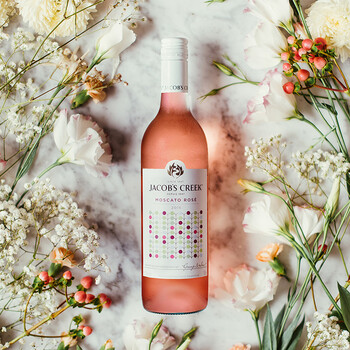 杰卡斯(jacobs creek)波点系列 莫斯卡托桃红葡萄酒 750ml 单瓶装 72