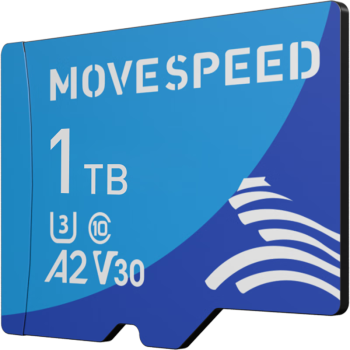移速（MOVE SPEED）1TB TF（MicroSD）存储卡 A2 U3 V30 4K 监控摄像头&行车记录仪手机相机内存卡高速
