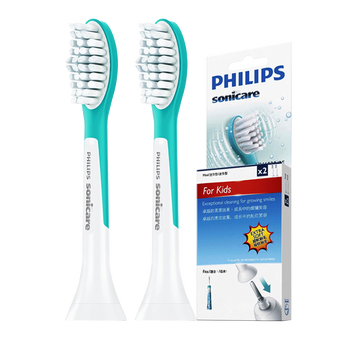 ֣PHILIPS ͯ綯ˢͷöͯˢHX6322HX6312HX6352 HX6042ح׼2ֻװ