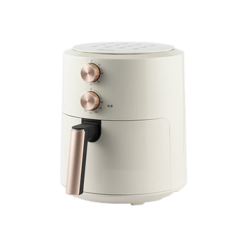 美的（Midea）空气炸锅大容量不用翻面家用多功能电炸锅智能定时无油低脂煎炸锅温控炸鸡薯机条空气烤箱 KZE5004【双旋钮控温控时】 5L