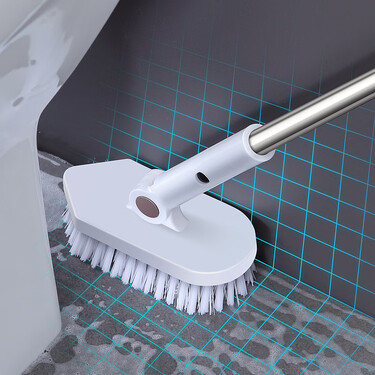 艺姿 多功能 长柄防水刷子 浴室地板刷 厨房卫生间地刷 清洁刷地刷yz