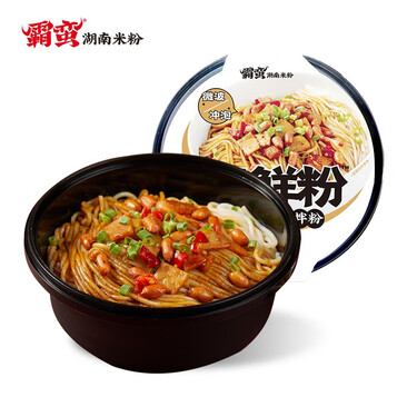 霸蛮 酸萝卜猪油拌粉 湖南常德米粉米线 伏牛堂方便零食 290g/盒