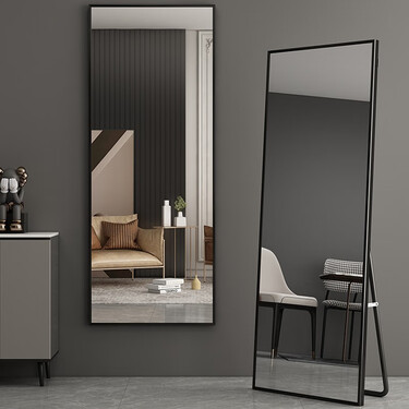 镜子试衣镜全身落地梳妆镜落地衣帽架梳妆镜化妆镜悬挂镜商场试衣镜