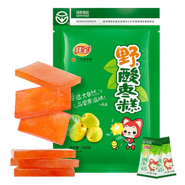 佳宝 休闲零食儿童酸甜消食零食 绿色食品量贩大礼包 无核南野酸枣糕