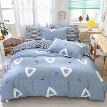 恒源祥家纺 全棉被套单件 纯棉被罩单人双人斜纹印花床上用品 多花型