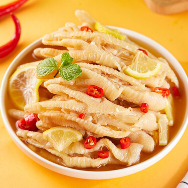 有友泡椒凤爪无骨凤爪重庆特产休闲零食无骨鸭掌去骨柠檬鸡爪藤椒鸭脚