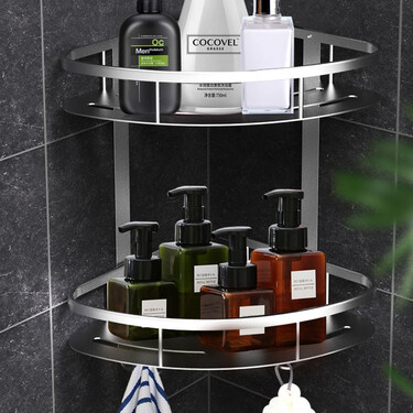 峰阳货架 卫生间置物架 落地马桶架 洗衣机厕所浴室收纳架 洗手间毛巾