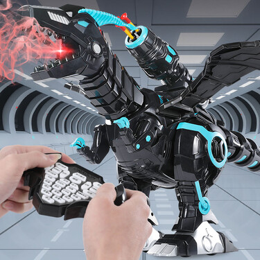 糖米(temi)电动遥控智能机械恐龙机器人 儿童早教故事机学习机男孩