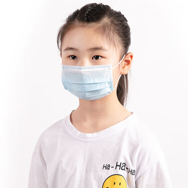 儿童口罩一次性医疗口罩三层含熔喷布口罩小孩专用医用外科口罩灭菌