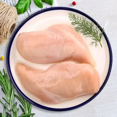 新和盛 单冻鸡大胸1kg 健身鸡胸 健康轻食代餐  健身食品 kfc战略供应