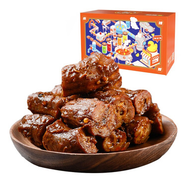 爱鸭 鸭脖子 500g 甜辣味 礼盒装 卤味休闲零食 办公室零食小吃