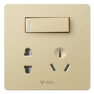 公牛(bull) 开关插座 g36系列 一开双控开关 86型面板g36k112 白色 暗