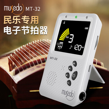 日本korg tm60调音器节拍器 管乐提琴校音器二合一萨克斯长笛黑管